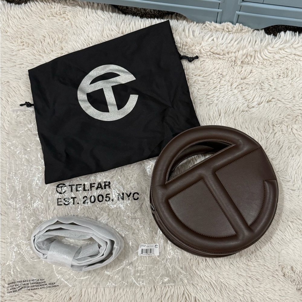 Telfar Chocolate Brown Circle Bag